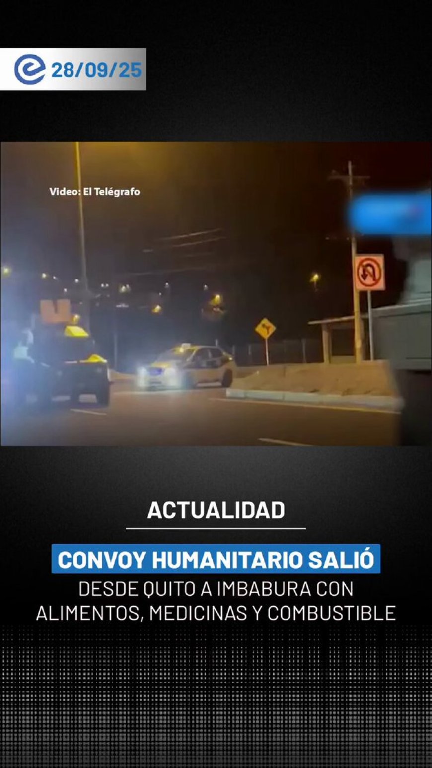 Envío de ayuda humanitaria a Imbabura desde Quito