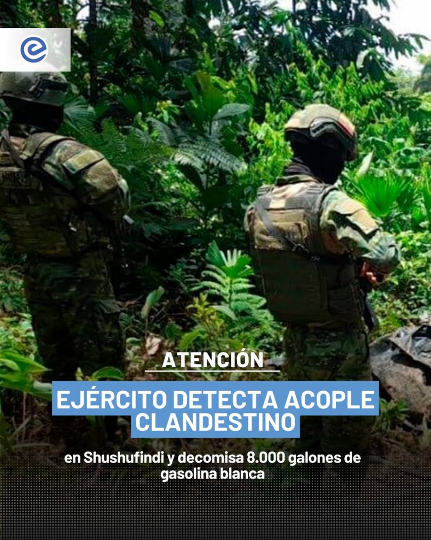Hallazgo de acople clandestino y combustible en Sucumbíos: presunta conexión con laboratorios de droga en Colombia