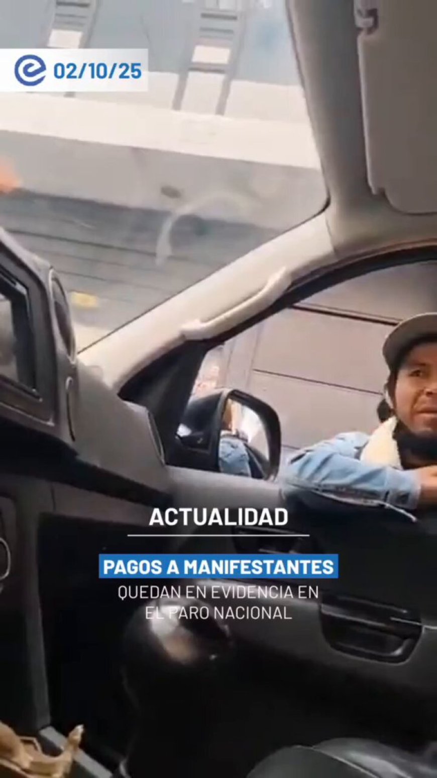 Manifestante indígena revela pago de $30 por participar en paro nacional en Ecuador | Declaración genera polémica