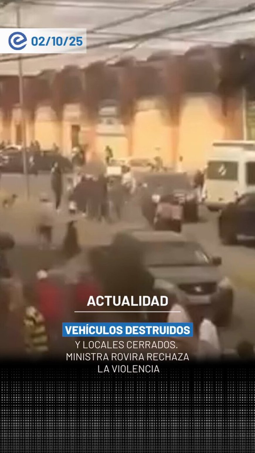 Ministra de Gobierno rechaza actos violentos en Atuntaqui y Otavalo