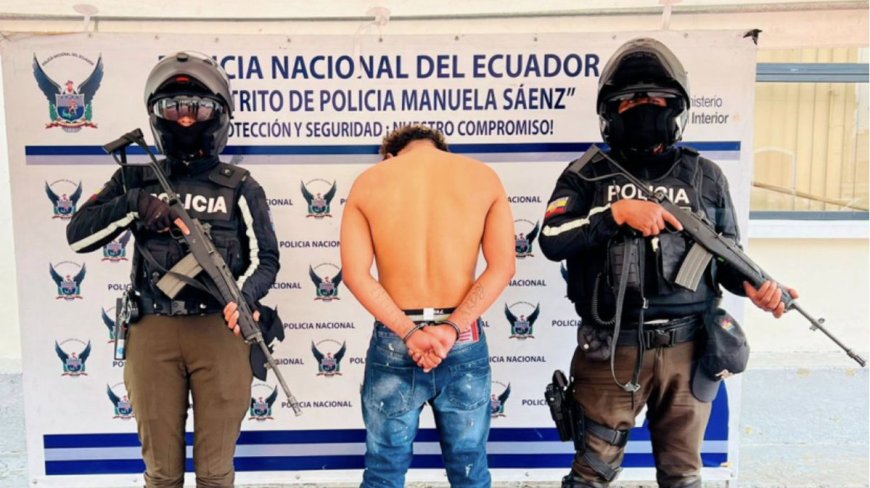 Detienen en Quito a presunto miembro de Los Lobos con antecedentes por asesinato