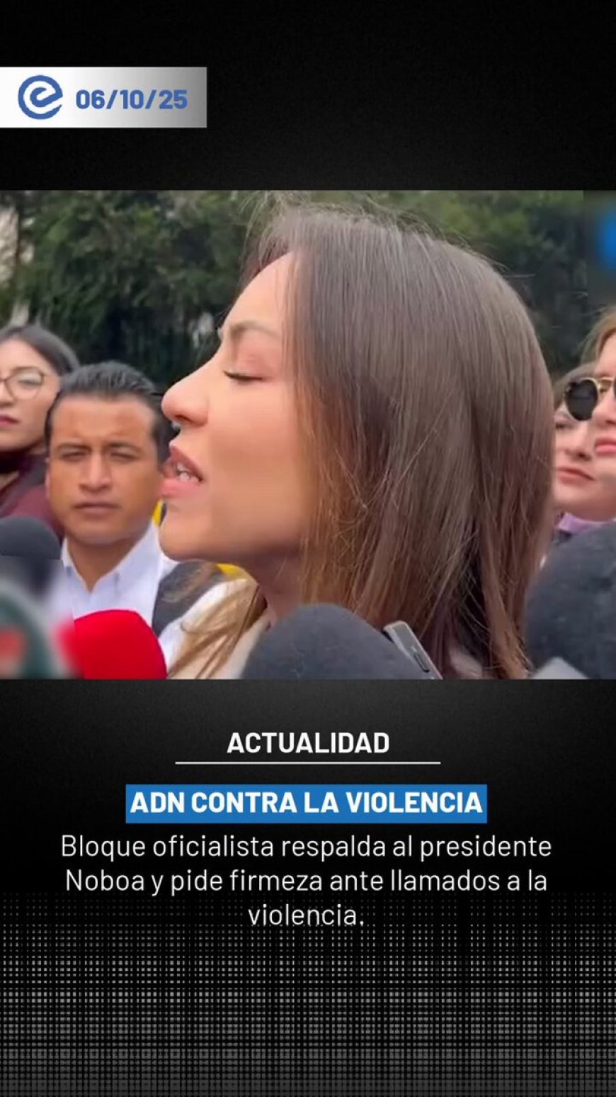 Bancada oficialista pide investigar a presidente de la CONAIE por amenaza de 'tomarse Quito'