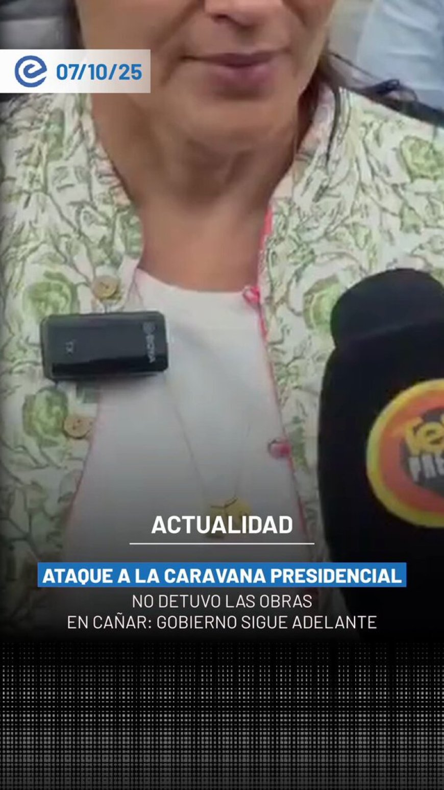 Atentado contra Daniel Noboa: Caravana presidencial atacada en El Tambo, Cañar