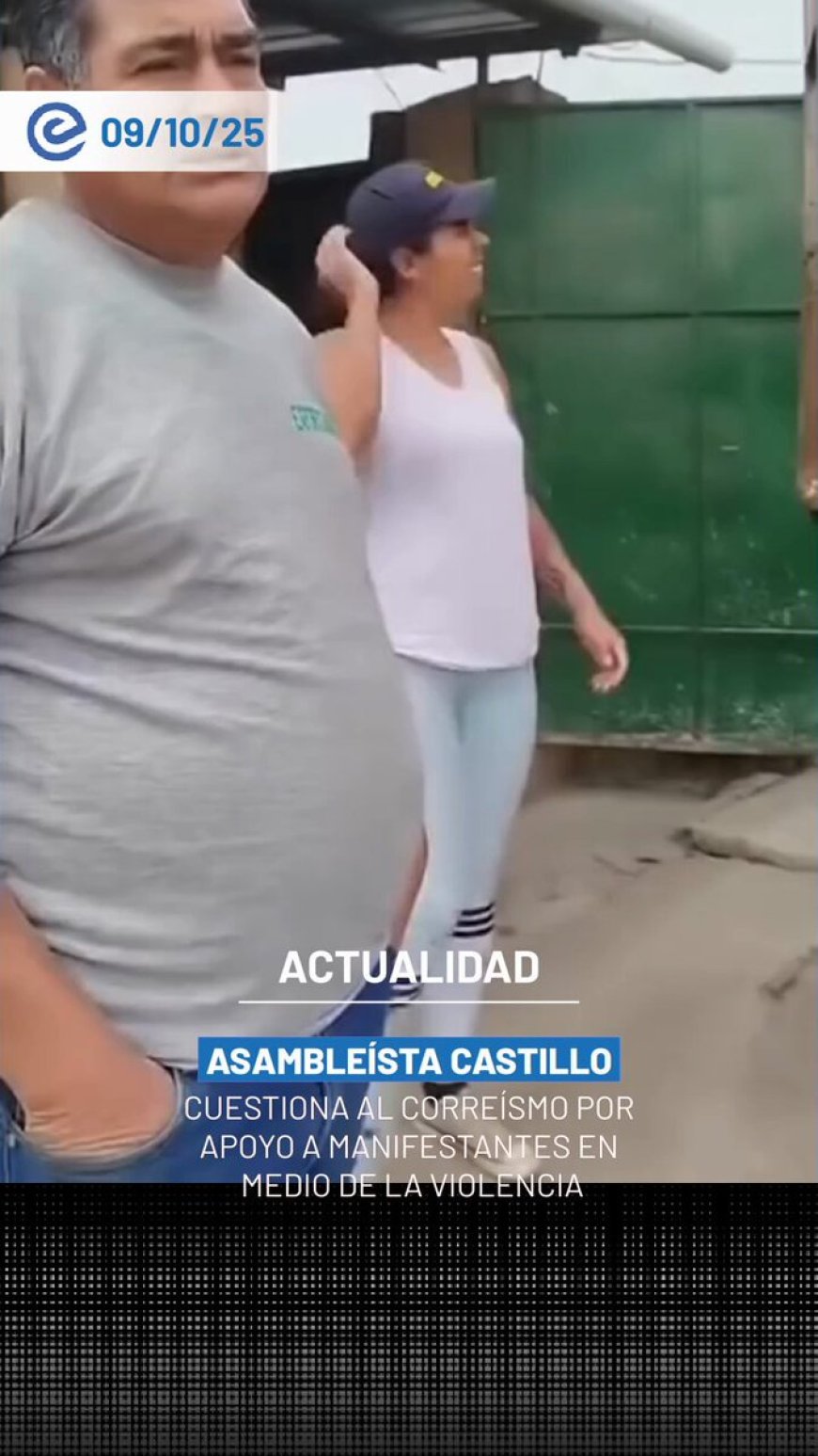 Asambleísta cuestiona al correísmo por ofrecer ayuda a manifestantes violentos