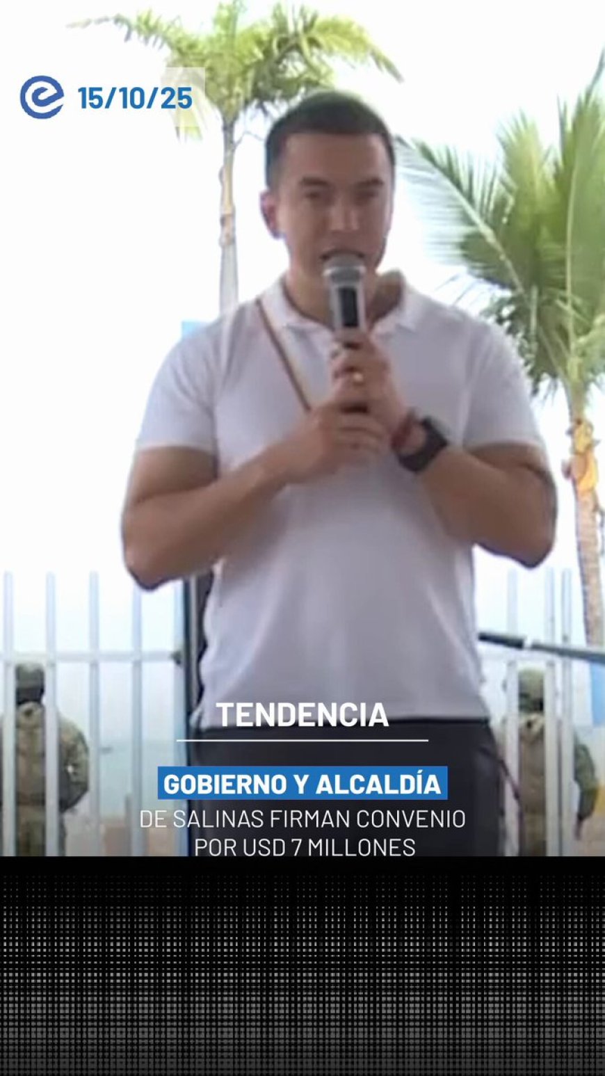 Gobierno y Municipio de Salinas firman convenio por USD 7 millones