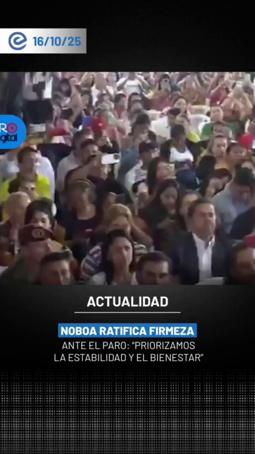 🔵 Durante su visita a El Oro, el mandatario Daniel Noboa reiteró el compromiso del Gobierno con los sectores productivos y vulnerables del país.