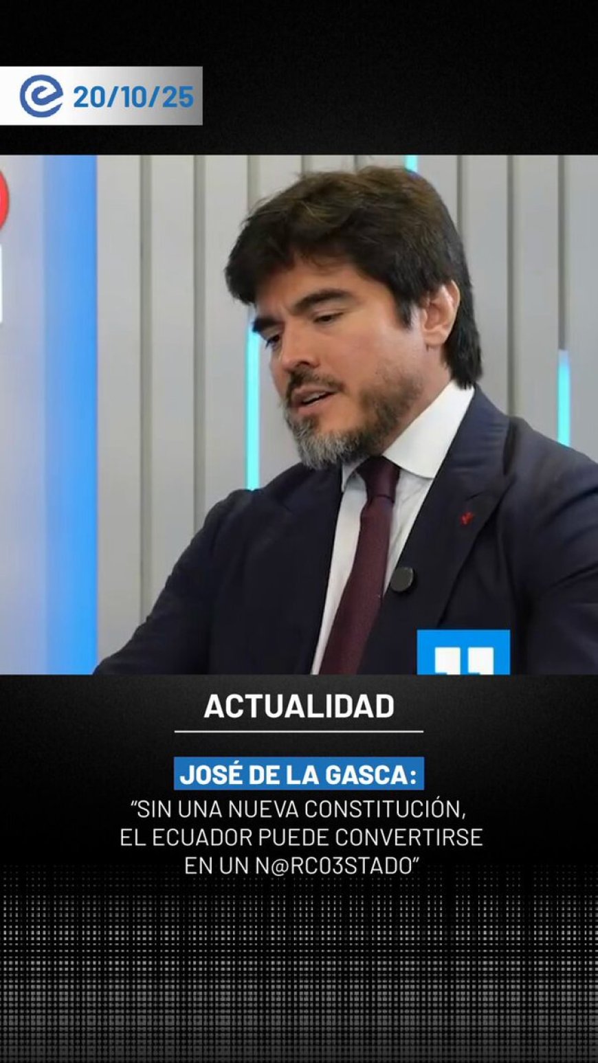 Exministro propone nueva Constitución para combatir el narcotráfico en Ecuador