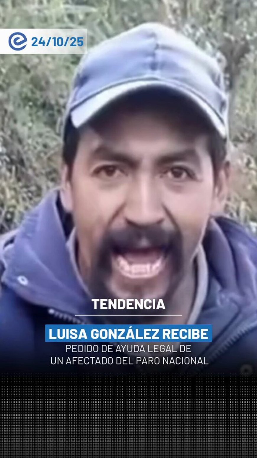 🔵 Durante el paro, Luisa González ofreció ayuda legal a quienes la necesitaran. Ahora, uno de los afectados le toma la palabra y pide su apoyo para enfrentar un juicio de coactivas.