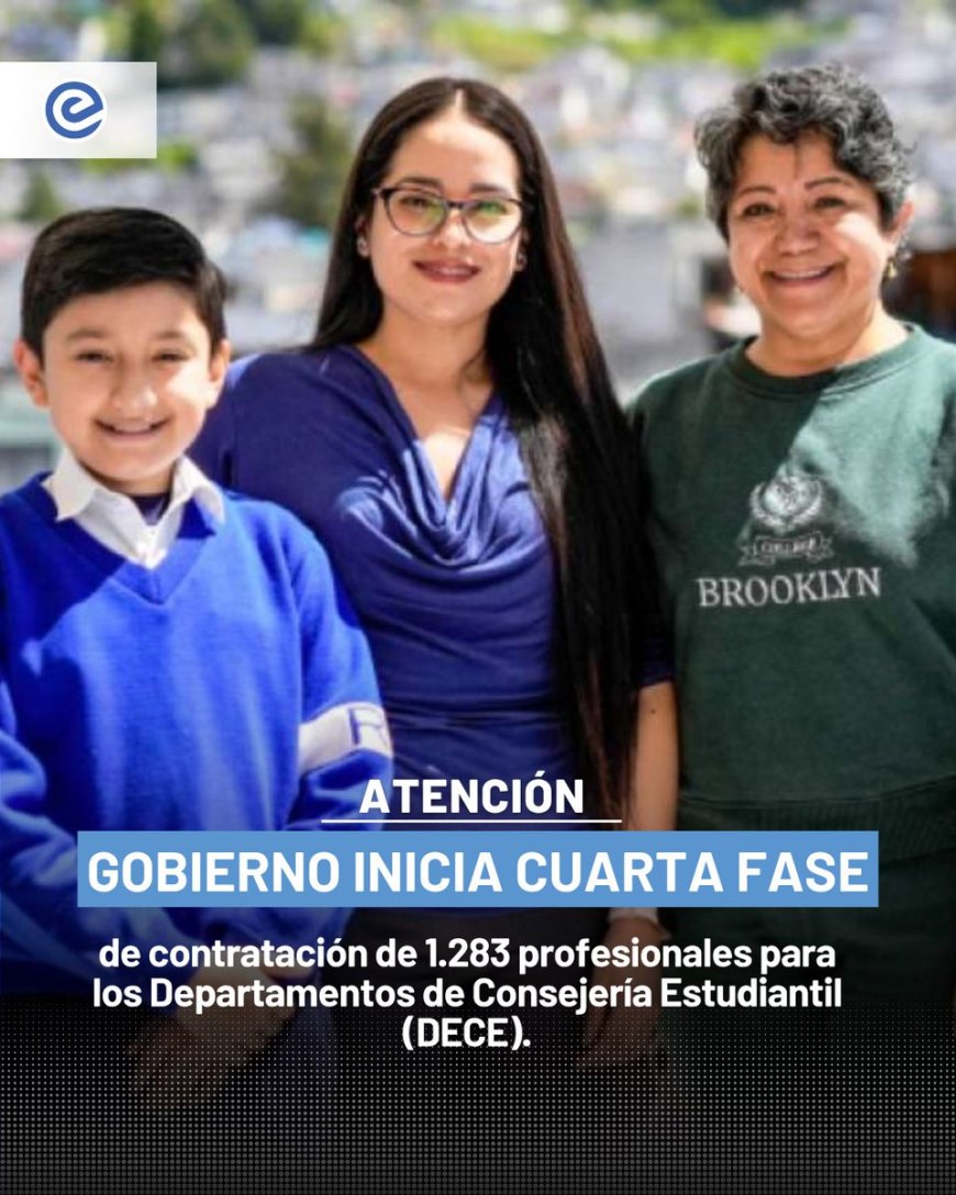 Gobierno Nacional fortalece la consejería estudiantil con nuevos profesionales DECE