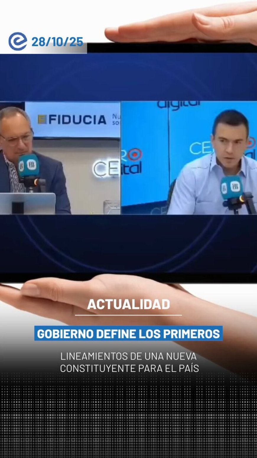 Daniel Noboa propone Constituyente que prioriza a ciudadanos cumplidos y no afecta la naturaleza