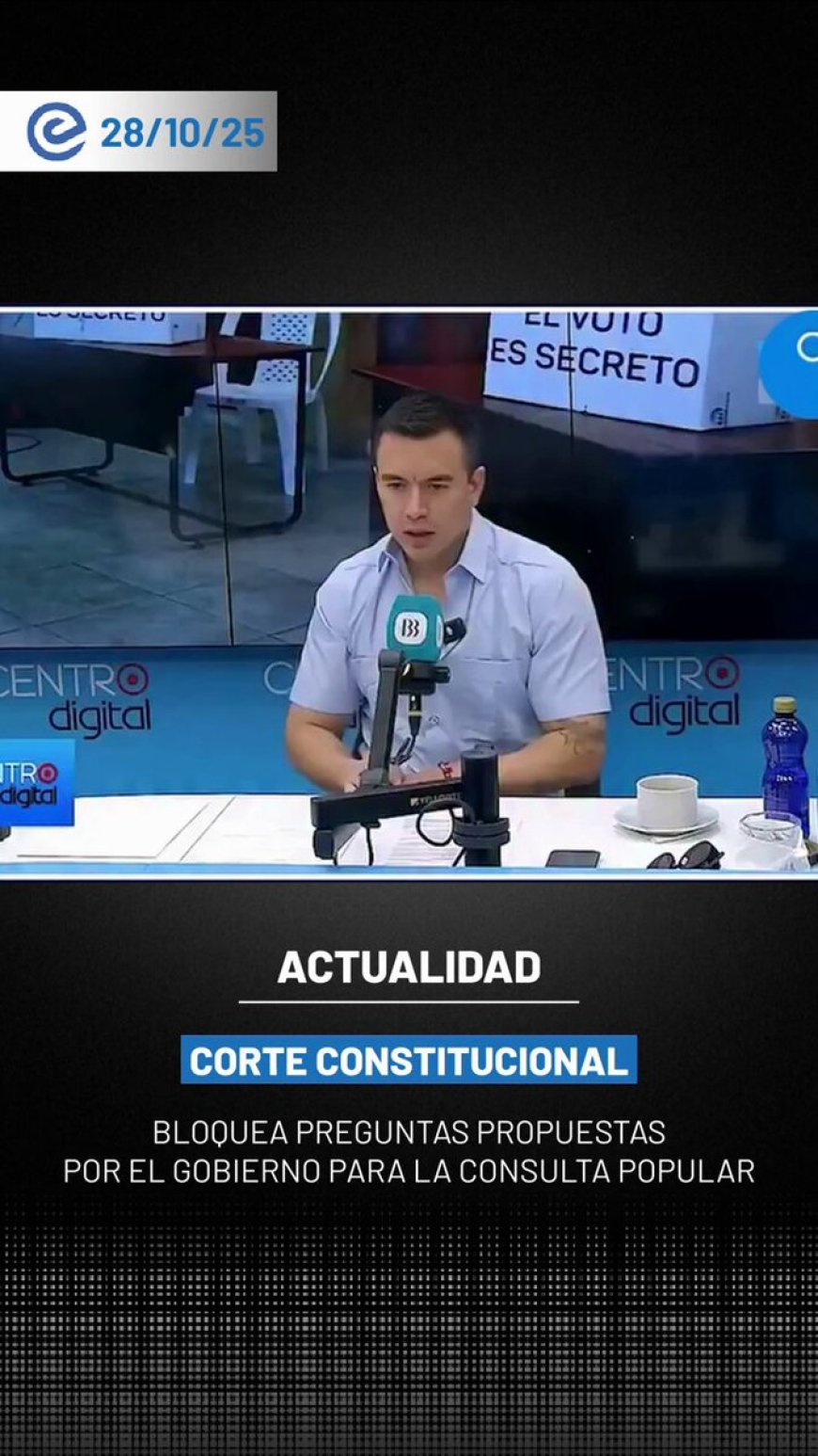 Corte Constitucional rechaza preguntas clave de la Consulta Popular propuesta por Noboa