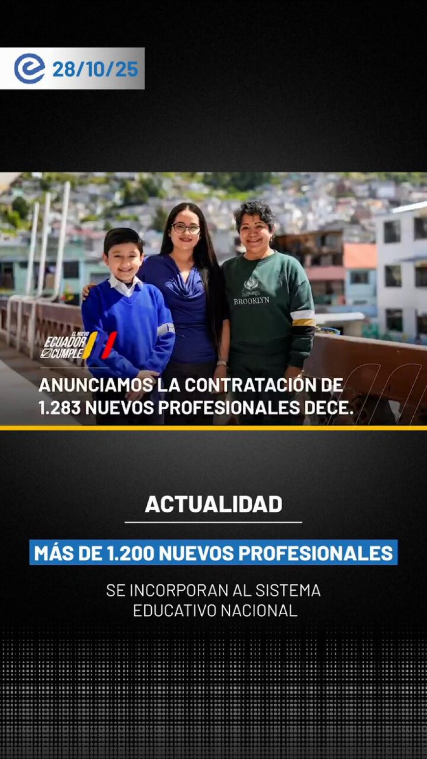 Gobierno revierte falta de personal en DECE con inversión histórica