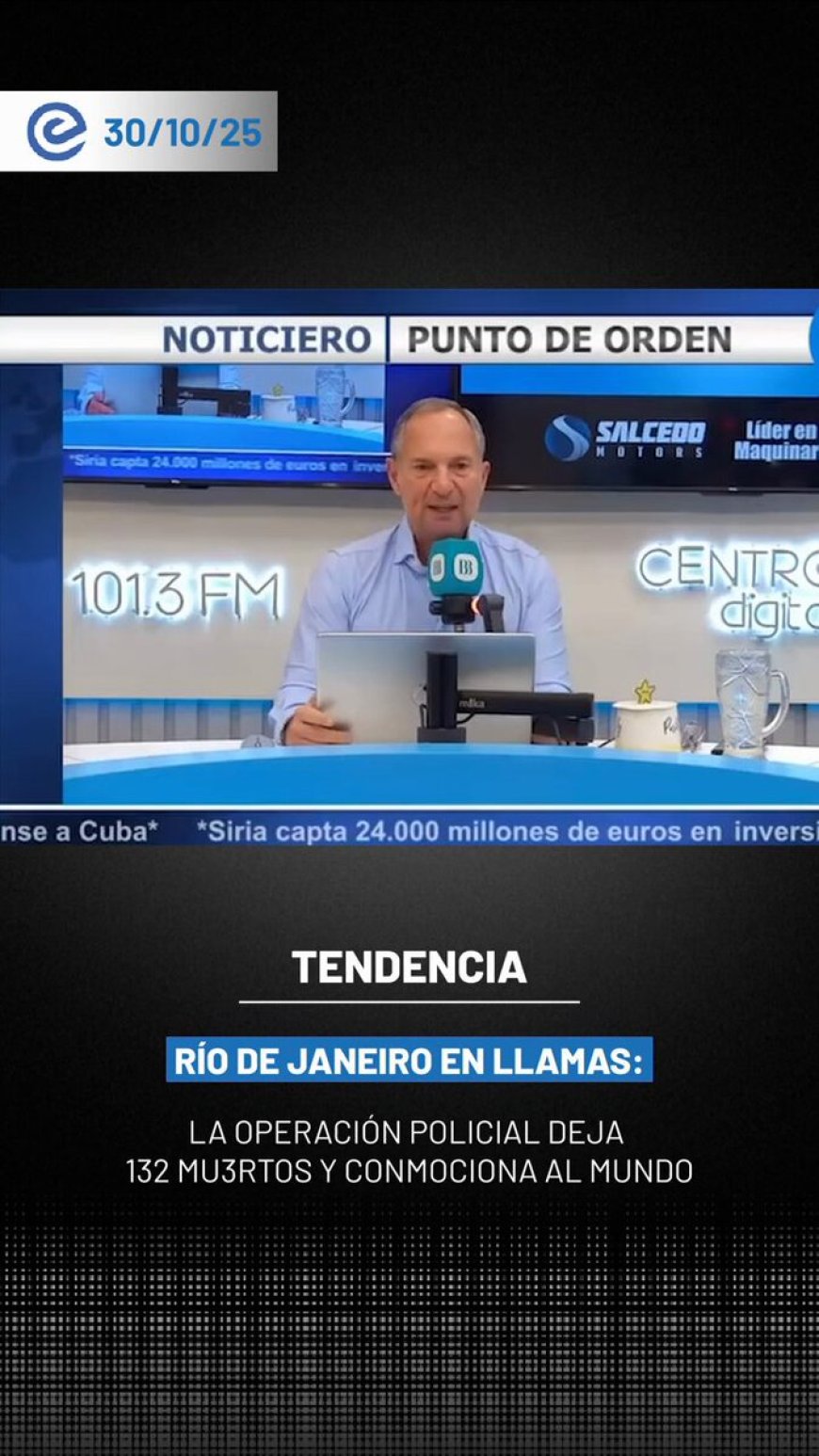 Operación letal en Río de Janeiro: 132 muertos