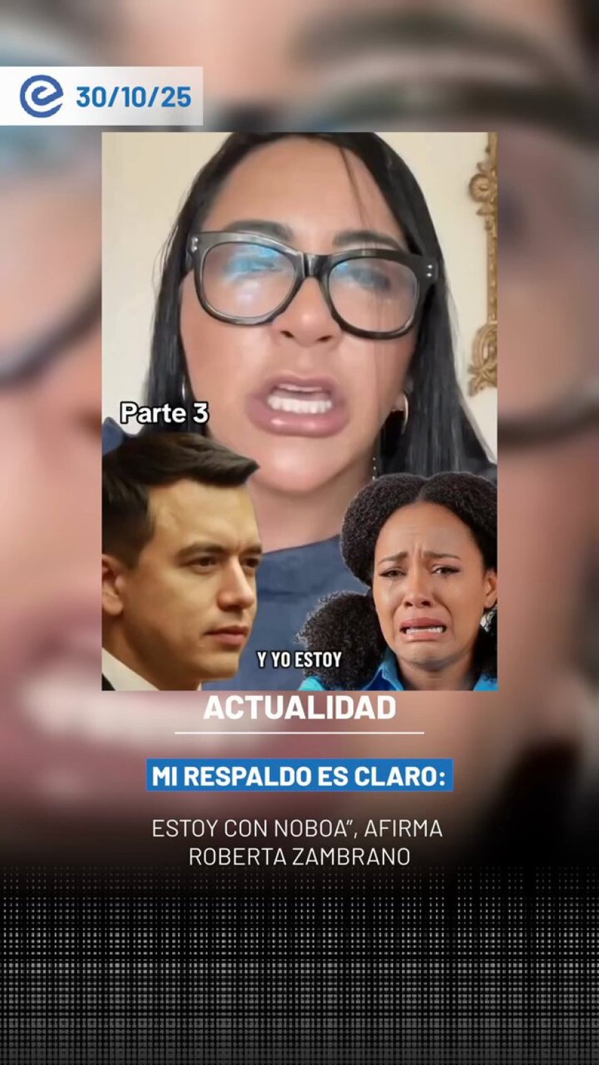 Roberta Zambrano expresa su apoyo al Presidente Daniel Noboa: 'Esmeraldas progresa con hechos'