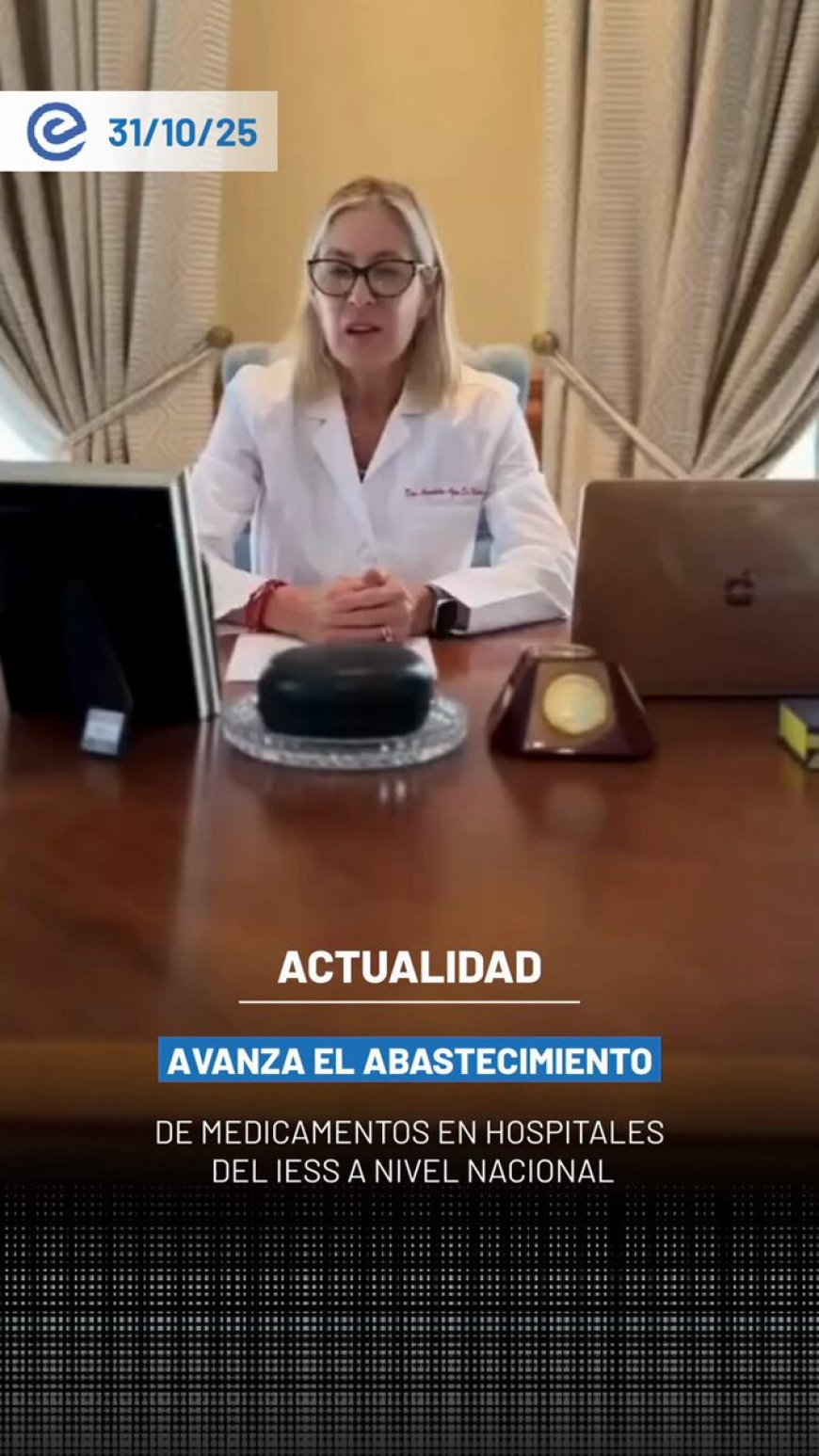 Avanza el abastecimiento de medicamentos en el IESS