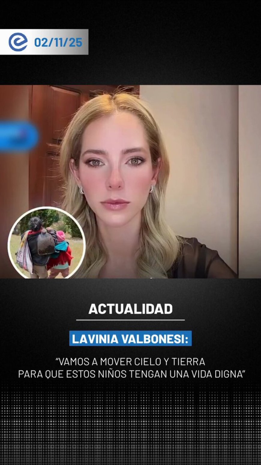 Lavinia Valbonesi gestiona hogar y atención para hermanos en el páramo de Bolívar