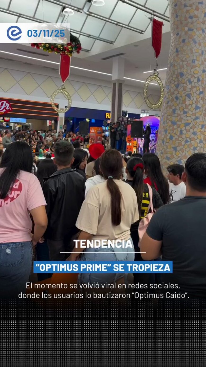 ¡Optimus Prime cae en concurso de disfraces en Santo Domingo!