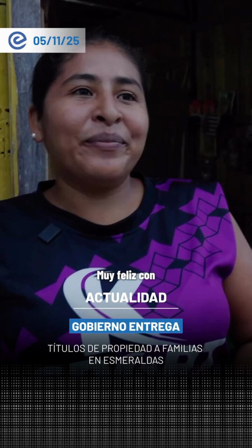 Seguridad jurídica para más familias en Esmeraldas