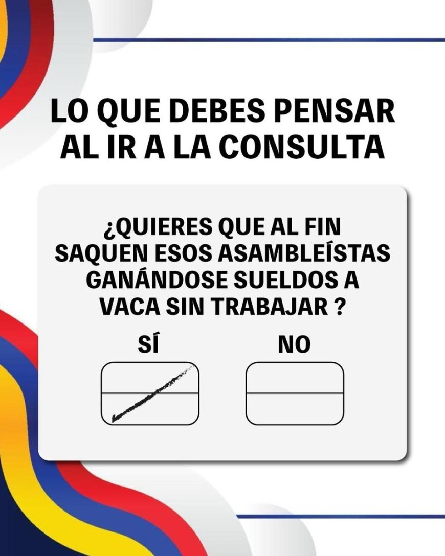 🔵 Menos asambleístas, más resultados 💪 Reducir el número no debilita la democracia, la fortalece. SÍ a una Asamblea eficiente y al servicio del pueblo 🇪🇨
