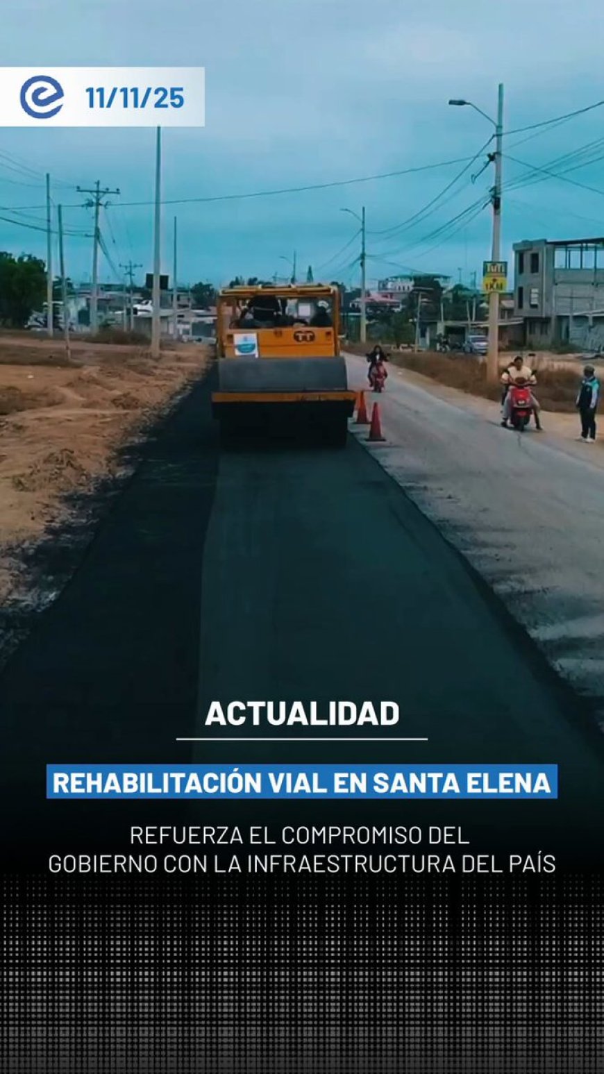 Gobierno rehabilita vía Ancón - Anconcito - Punta Carnero impulsando la conectividad
