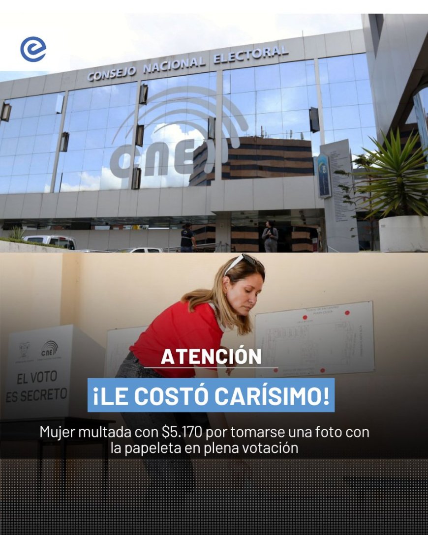 Tomar una foto a tu voto puede salirte caro
