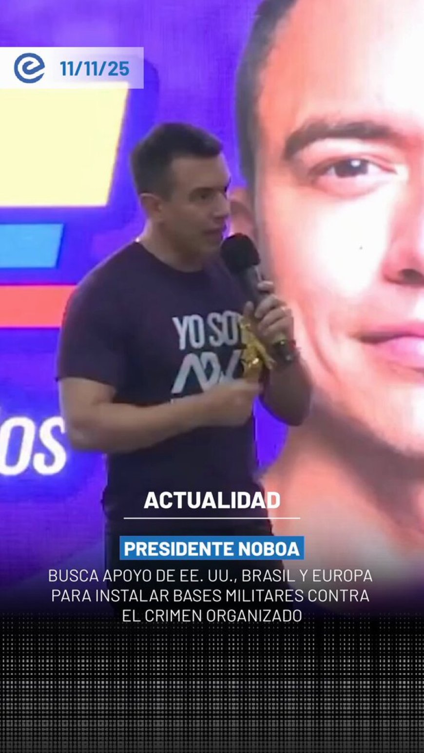 Daniel Noboa defiende la soberanía de Ecuador ante la cooperación internacional