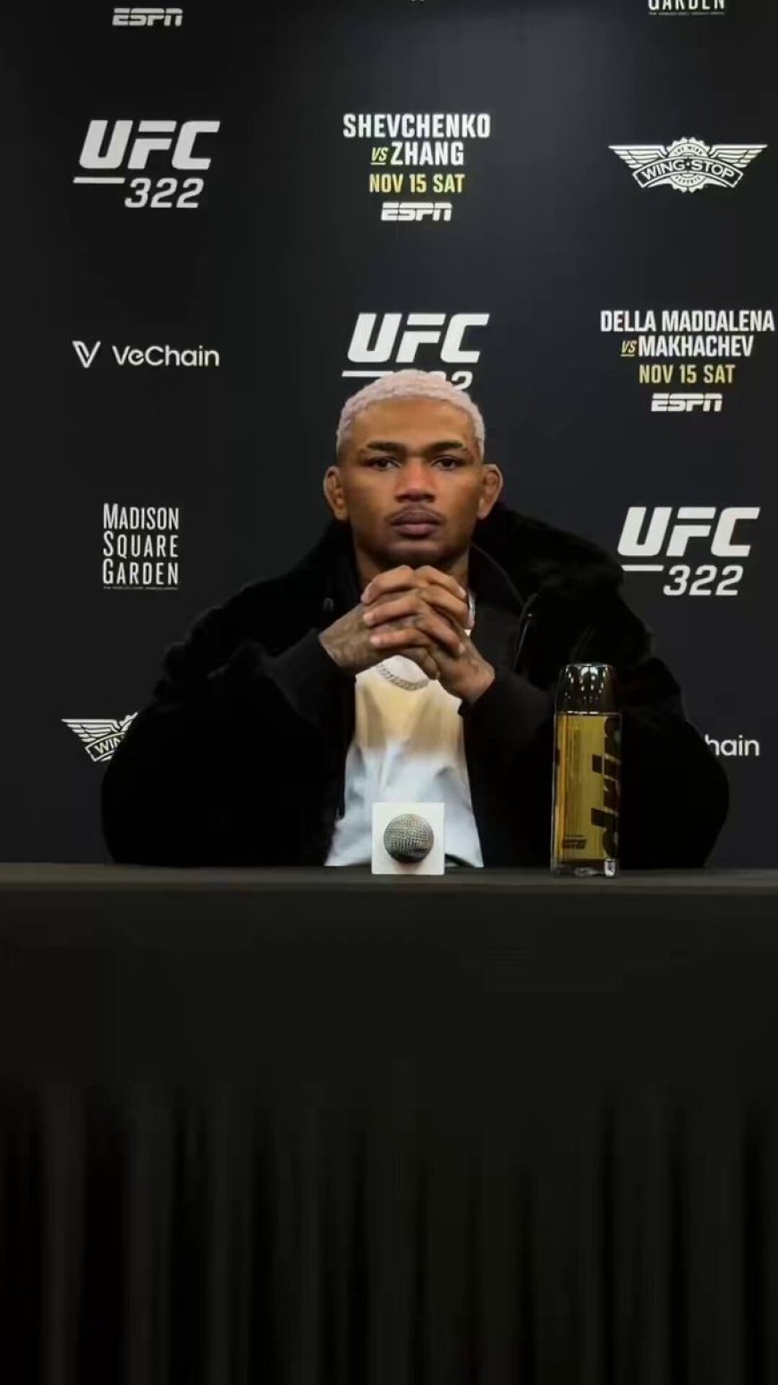 Michael Morales celebra su victoria en UFC 302 con emotivas declaraciones