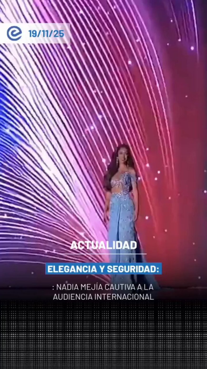 Nadia Mejía deslumbra como princesa en la preliminar de Miss Universo 2025