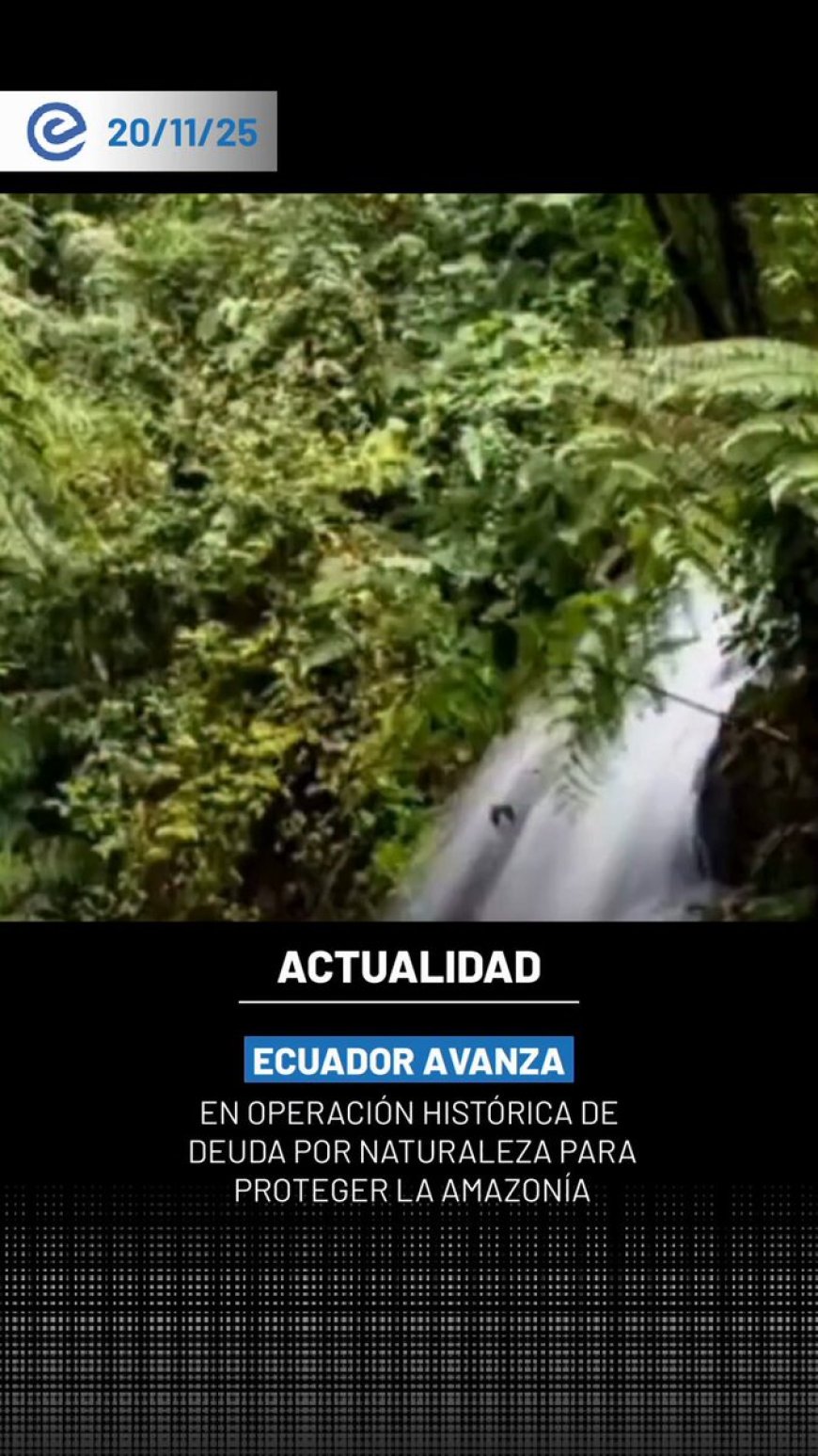 Ecuador concreta canje de deuda por conservación del Biocorredor Amazónico