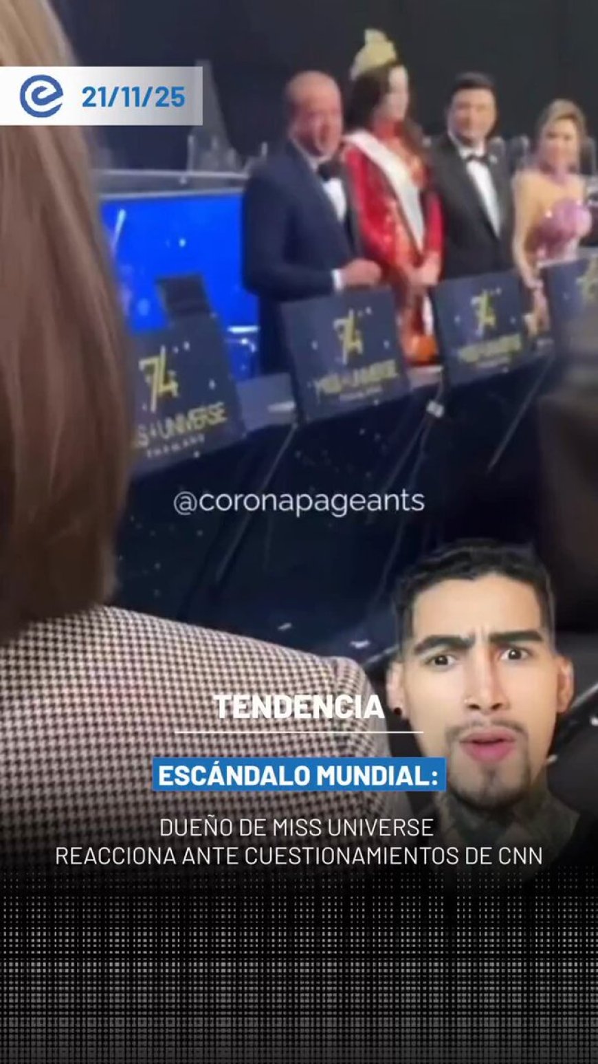 Escándalo en Miss Universe: Dueño Confronta a Reportera de CNN