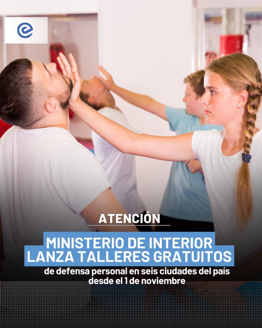 Ministerio del Interior ofrece talleres de defensa personal gratuitos en varias ciudades del Ecuador