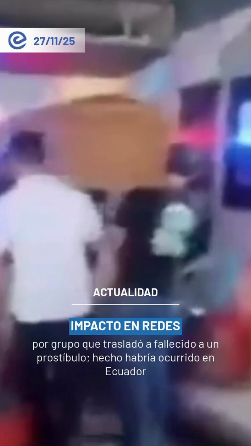 Despedida viral en Ecuador: amigos llevan ataúd a burdel para cumplir "último deseo"
