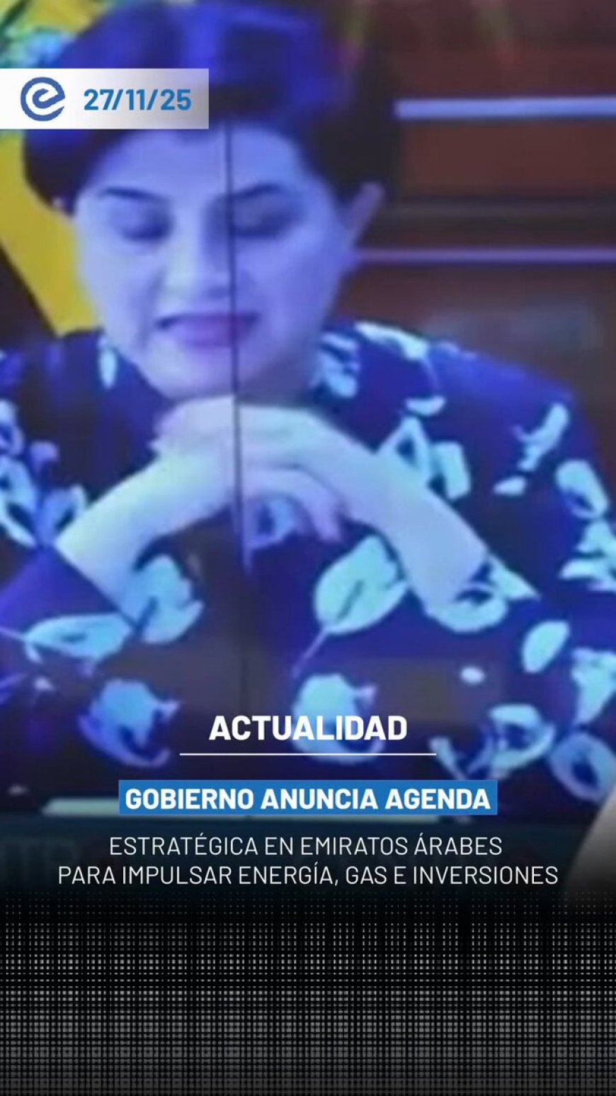 🔵 La gira presidencial a Abu Dabi (4 al 7 de diciembre) apunta alto: atraer inversión extranjera en energía, gas y desarrollo estratégico. Sommerfeld confirma que Ecuador llegará a reuniones de primer nivel para abrir nuevas puertas económicas.