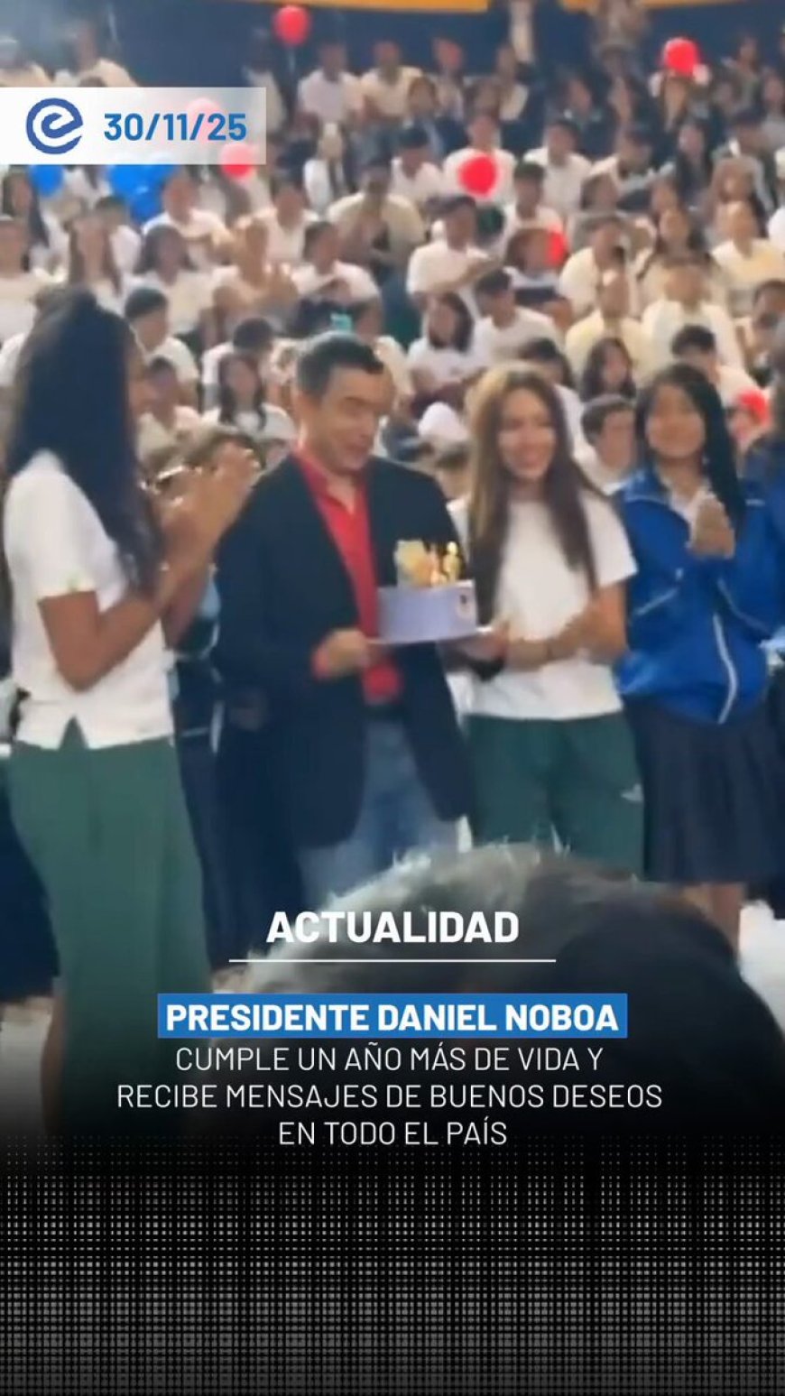 Daniel Noboa celebra su cumpleaños: Mensajes de apoyo y felicitaciones