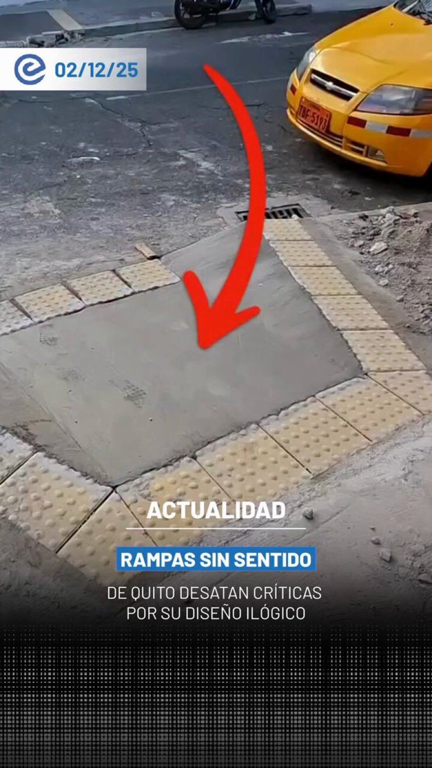 "Parkour para discapacitados": Rampas inútiles en Quito desatan críticas