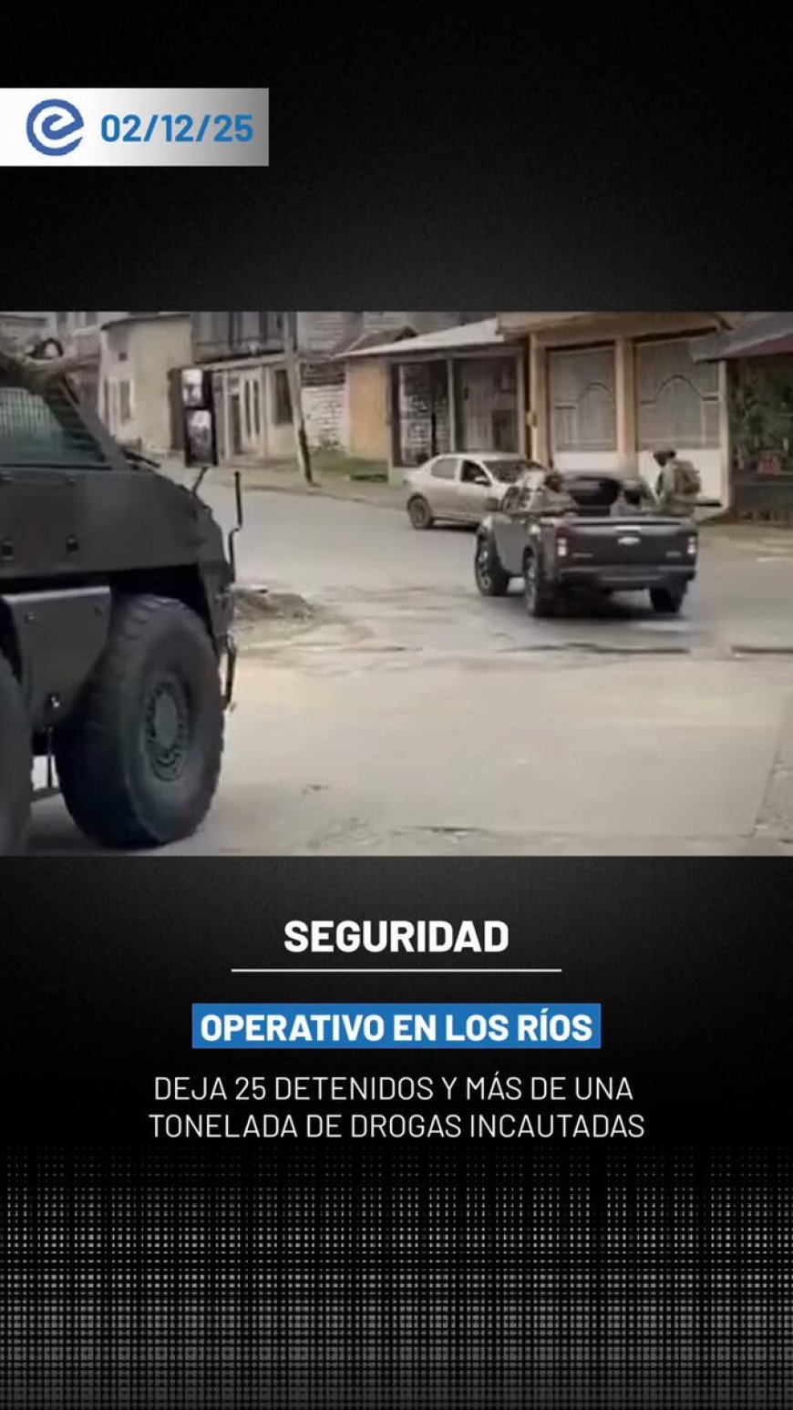 Golpe contra el crimen organizado en Los Ríos: Más de 1.500 efectivos en operativo