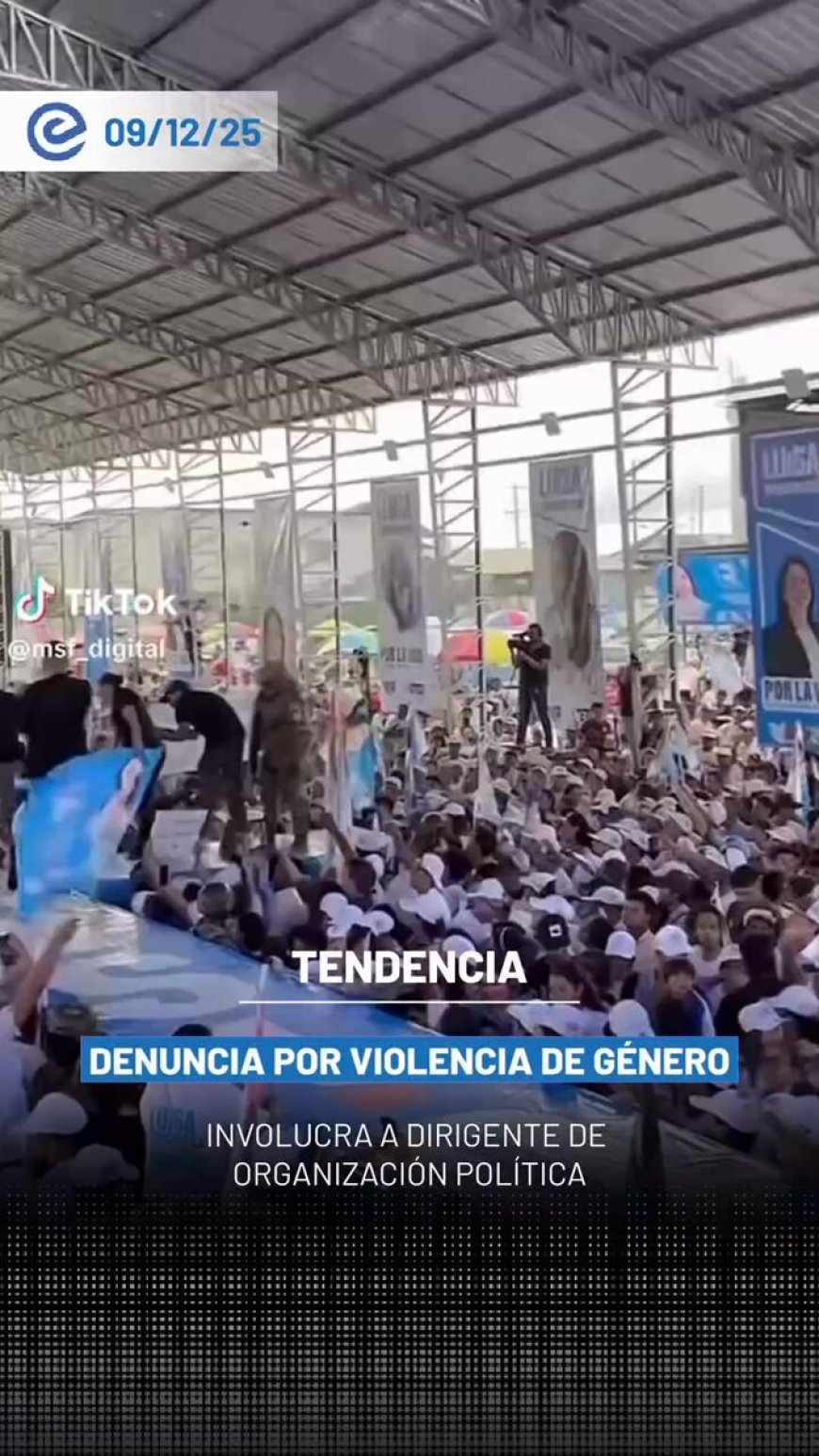 🔵 Nicolle Aray denunció que su pareja, Javier Andrés López Celi —dirigente de Revolución Ciudadana en Chone— cometió un intento de femicidio en su contra la madrugada del 6 de diciembre. La violencia que sufrió es estremecedora.