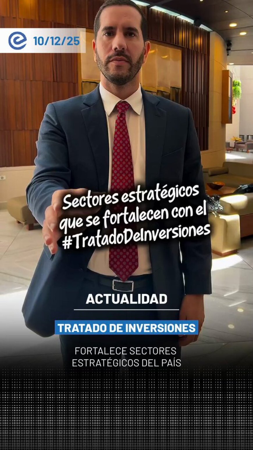 🔵 El nuevo Tratado de Inversiones impulsa el fortalecimiento de sectores estratégicos del país, promoviendo capital extranjero, empleo y mayores oportunidades para los ecuatorianos. #ElNuevoEcuador 🇪🇨🤝🇦🇪