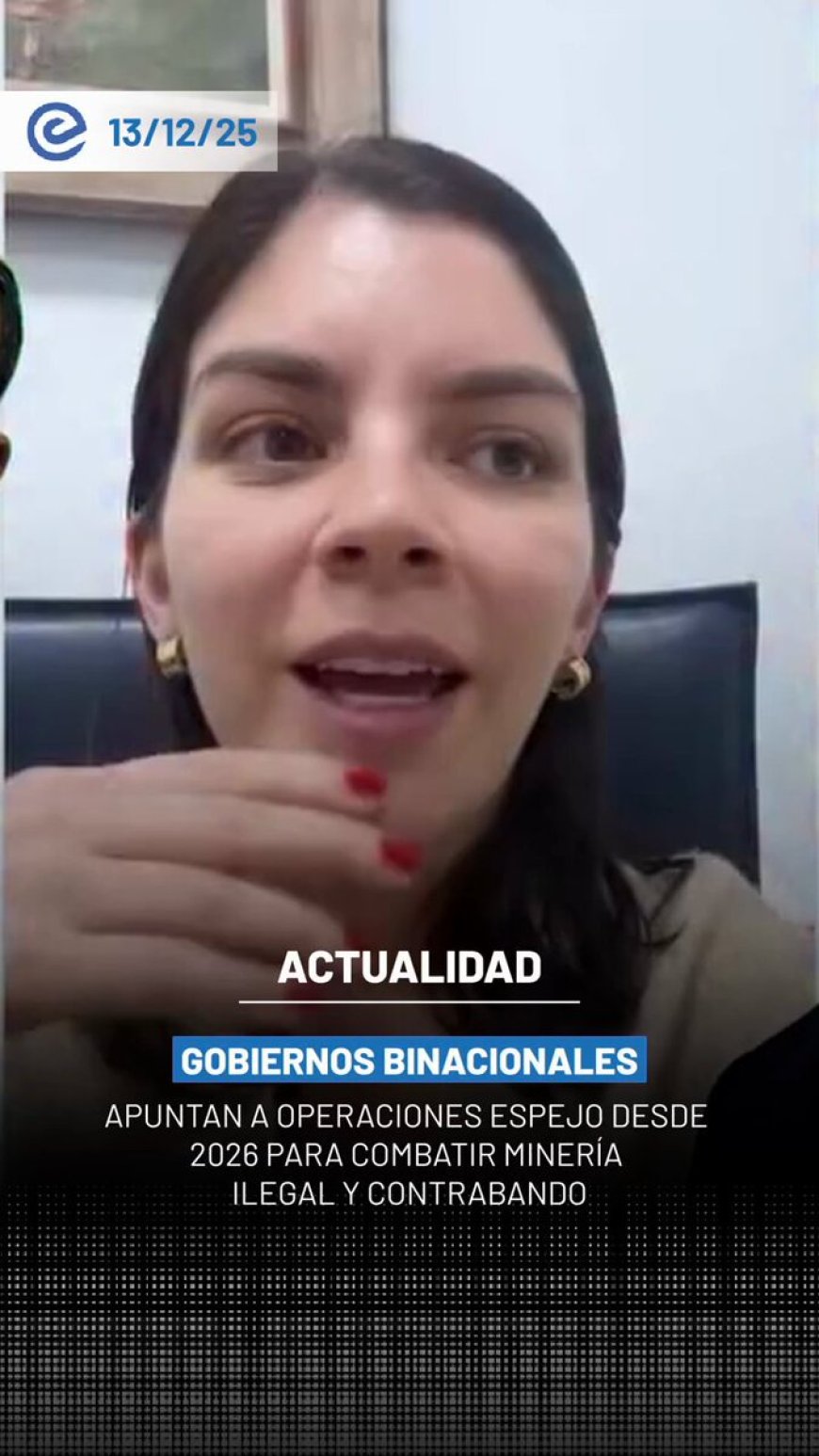 🔵La secretaria de Comunicación, Irene Vélez, informó que Ecuador y Perú buscan retomar operaciones militares conjuntas en la frontera, una zona que calificó como altamente sensible.