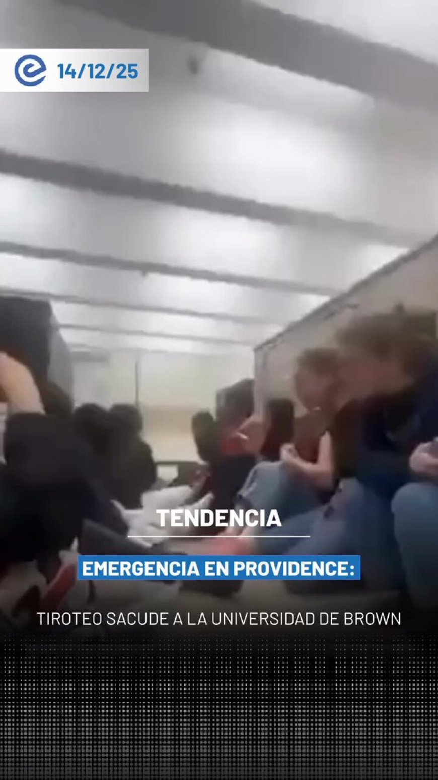 🔵 Un tiroteo registrado este sábado en el campus de la Universidad de Brown, en Providence, dejó al menos dos personas fallecidas y ocho heridas.