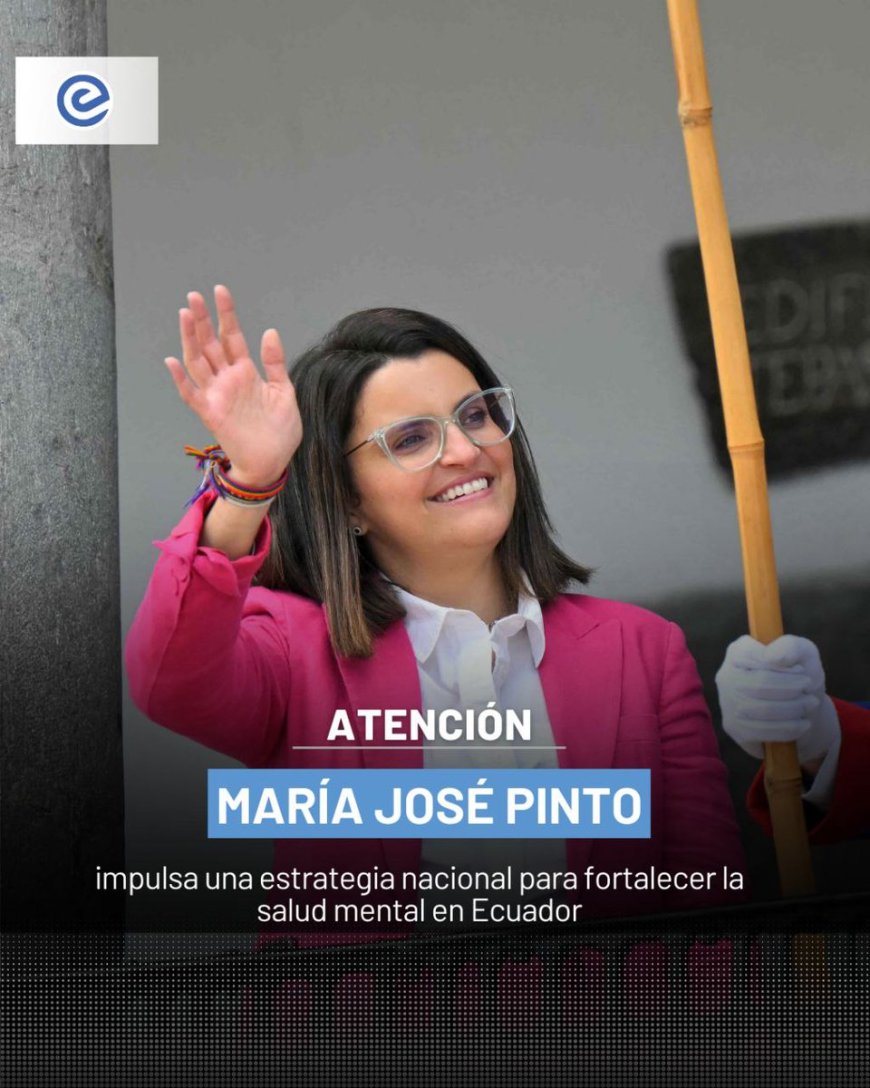 🔵 La vicepresidenta María José Pinto presentó la Política Nacional de Salud Mental 2025–2030, declarando el bienestar emocional como una prioridad del Estado.