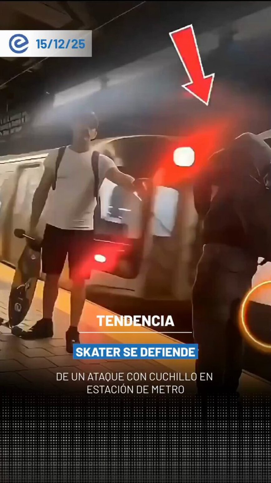 🔵 Incidente de violencia en el metro