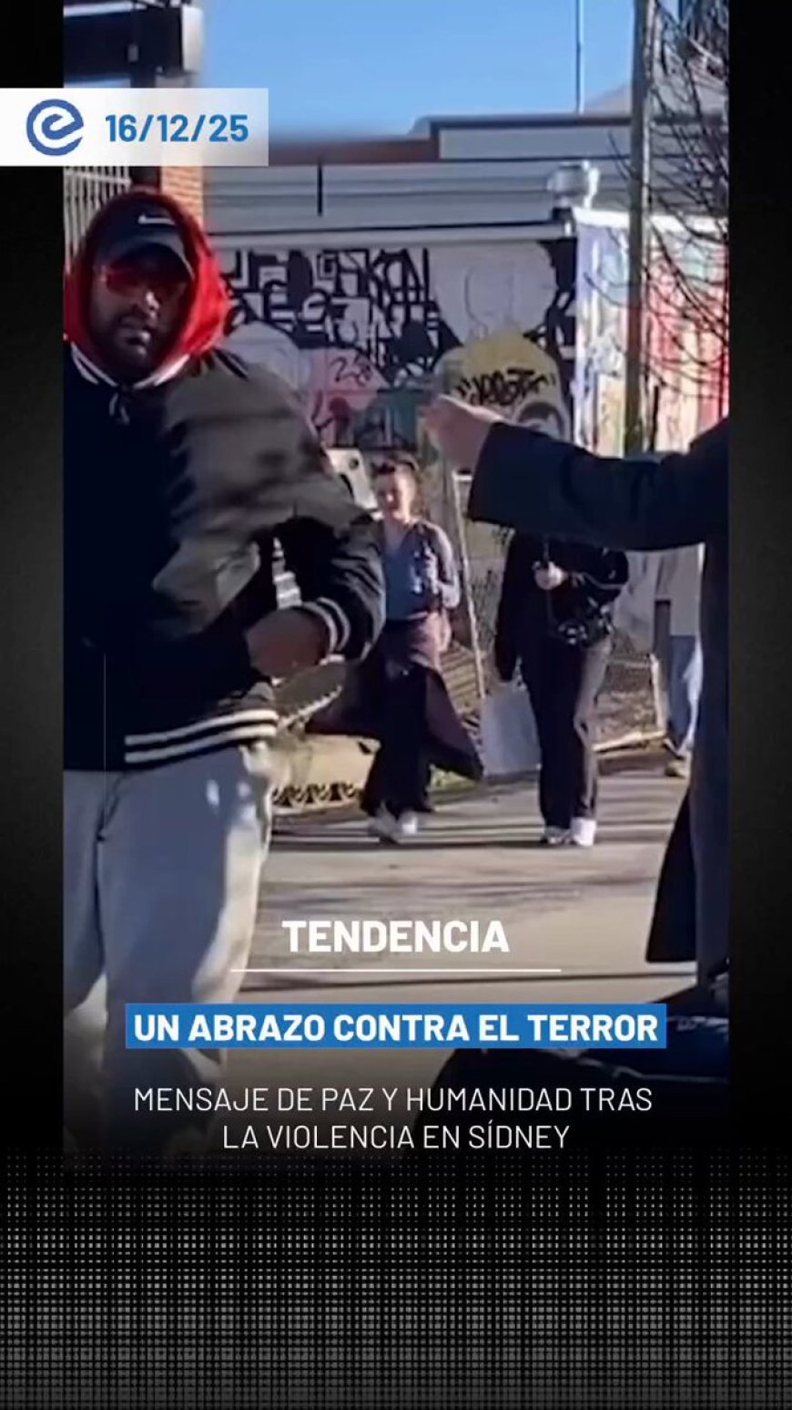 🔵 Un hombre musulmán se acercó a un rabino en Sídney para pedirle perdón tras el ataque terrorista, en un gesto que fue destacado como un mensaje de unidad y reconciliación.
