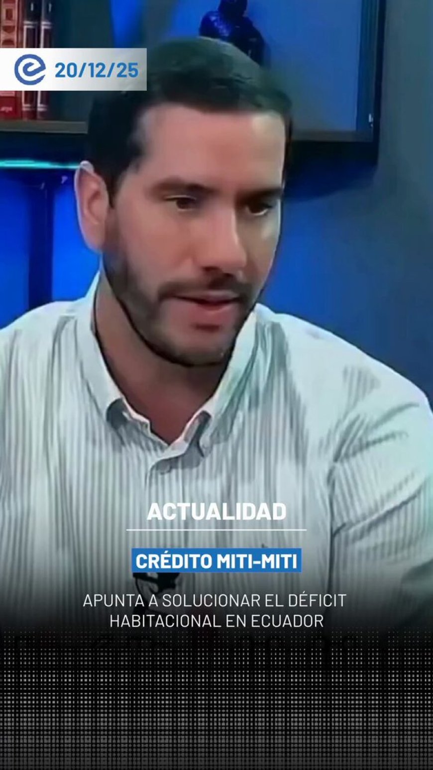 🔵 El ministro de Infraestructura, Roberto Luque, afirmó que el crédito MITI-MITI es la principal alianza público-privada del país para reducir el déficit habitacional.