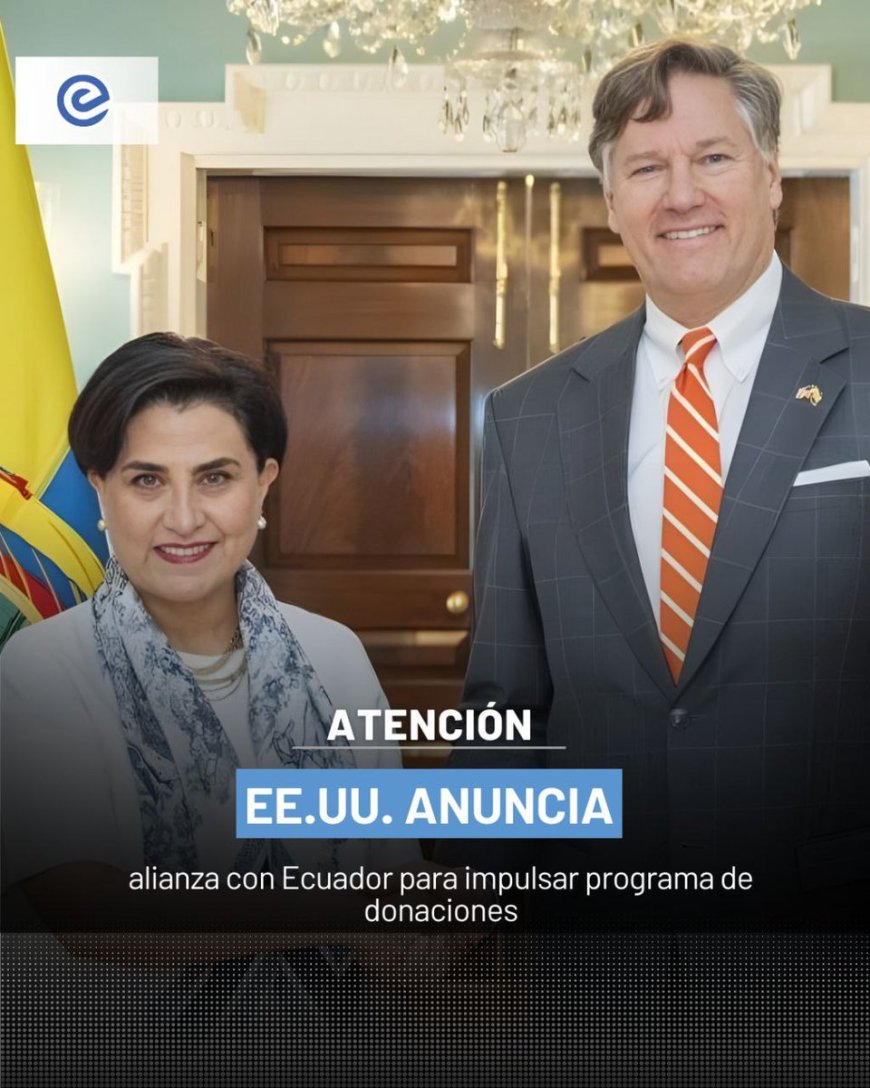🔵 La Corporación del Desafío del Milenio (MCC) anunció que Ecuador fue seleccionado para acceder a un programa de donaciones de alto impacto económico.