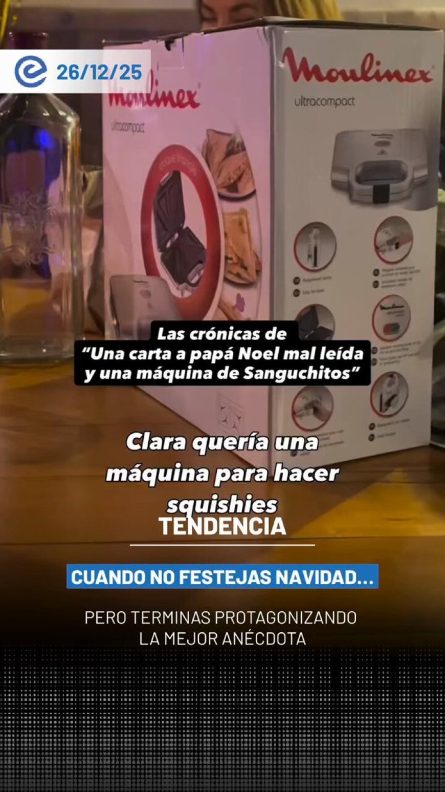 🔵 La confusión de un padre al leer la carta navideña de su hija se volvió viral, luego de que comprara una sanduchera en lugar de la máquina para hacer squishies que ella le había pedido a Santa.