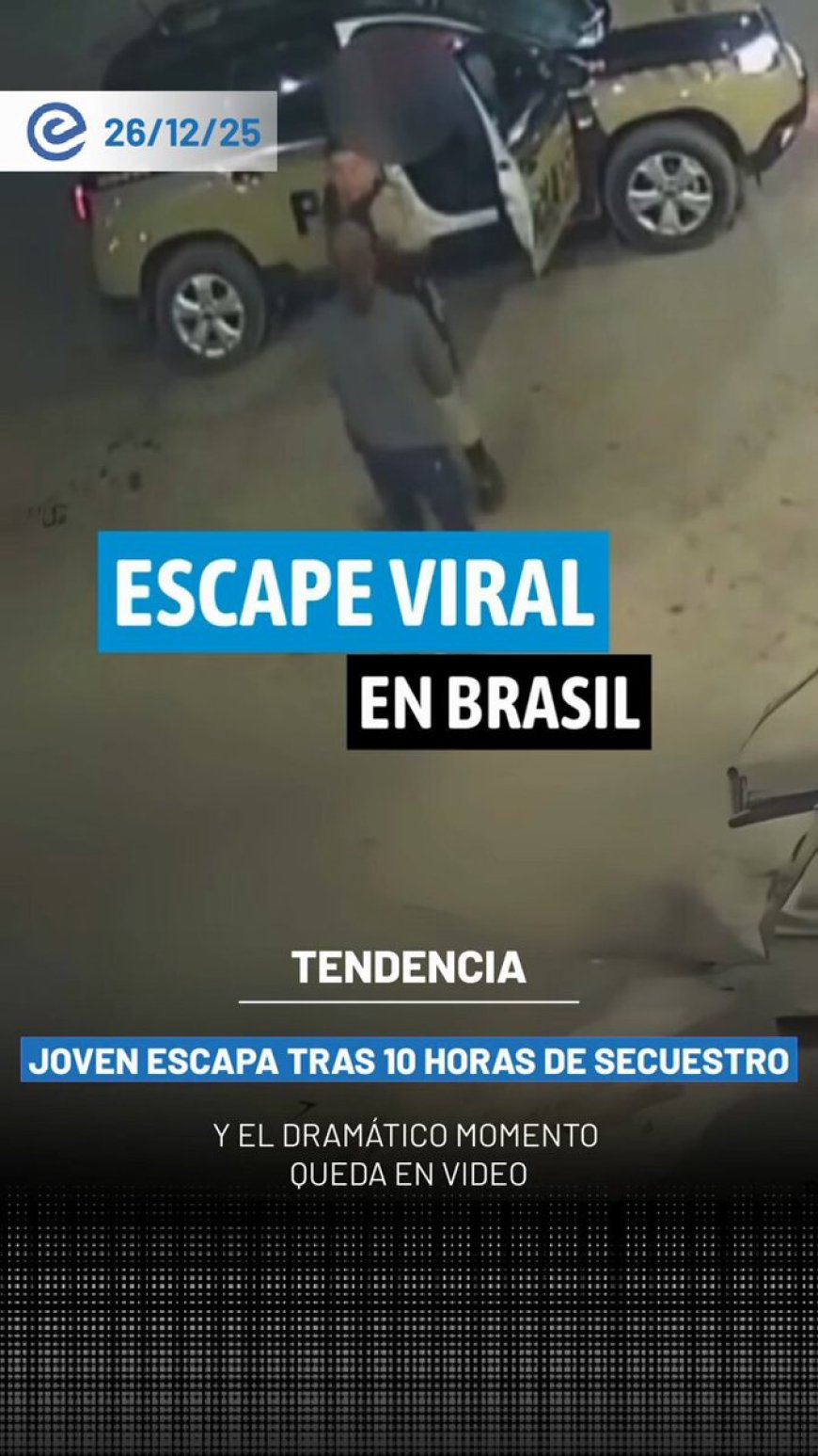 🔵 La violencia de género vuelve a conmocionar a Brasil luego de que una mujer huyera de su exnovio, quien la mantuvo retenida por más de diez horas antes de que lograra pedir ayuda.