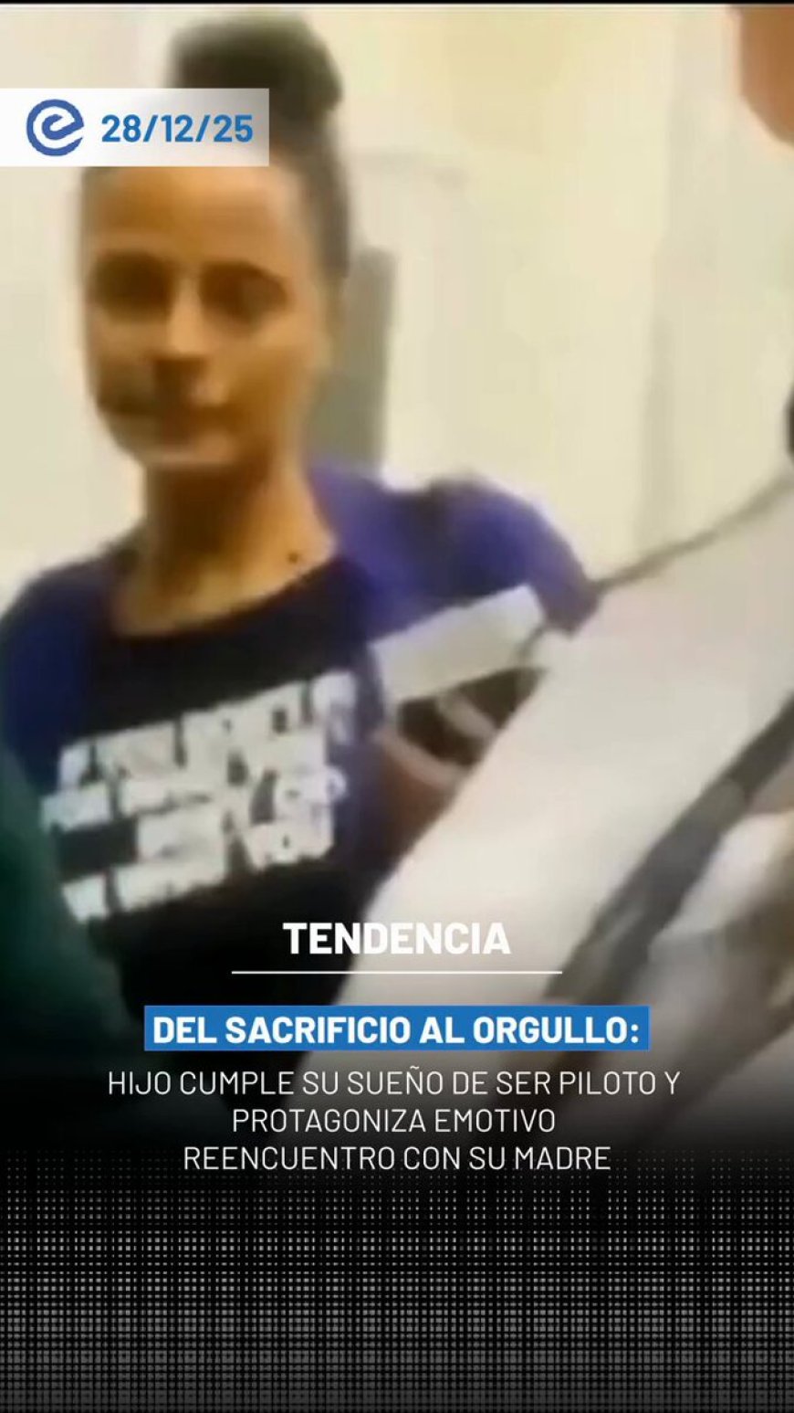 🔵 Durante casi 30 años, Minalu Mergiya trabajó como empleada doméstica en el Líbano para financiar la educación de su hijo. El reencuentro ocurrió cuando abordó un vuelo y descubrió que el piloto era él.