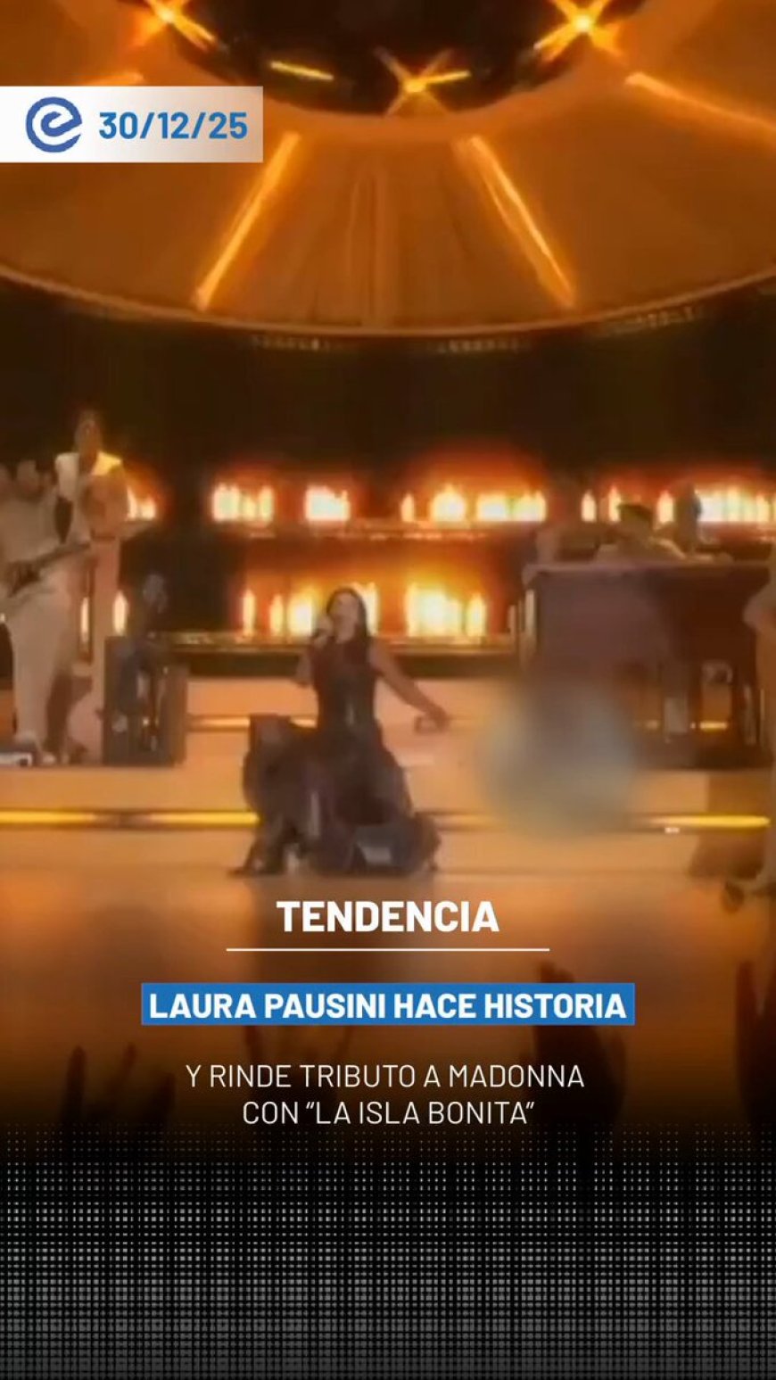 🔵 Laura Pausini emocionó al público al interpretar por primera vez La Isla Bonita, uno de los clásicos de Madonna, durante una noche dedicada a celebrar la música latina, como parte de su proyecto Io Canto 2.