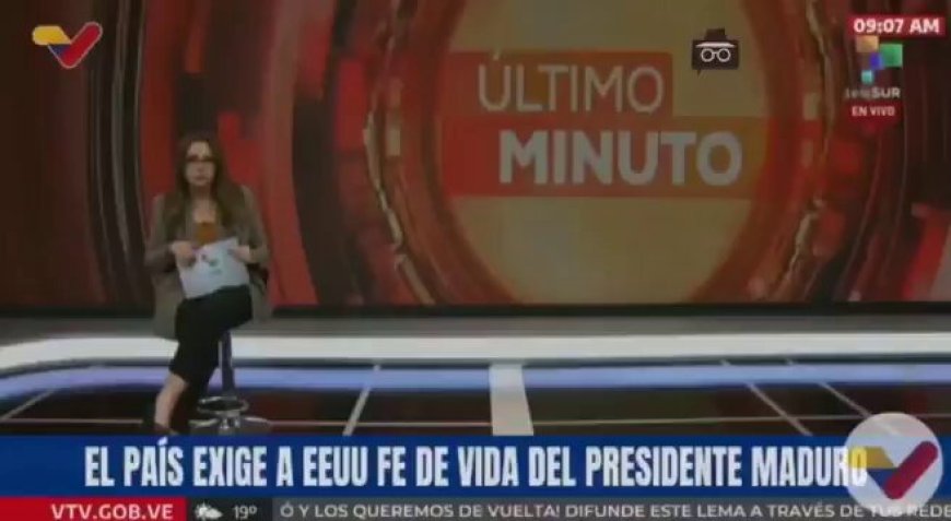 LO ÚLTIMO: Yván Gil, Ministro para Relaciones Exteriores de régimen venezolano, exigió a Donald Trump que devuelva de "manera inmediata" a Nicolás Maduro. Con la "captura" de Nicolás Maduro: "Se está violando la inmunidad que tienen los jefes de Estado".